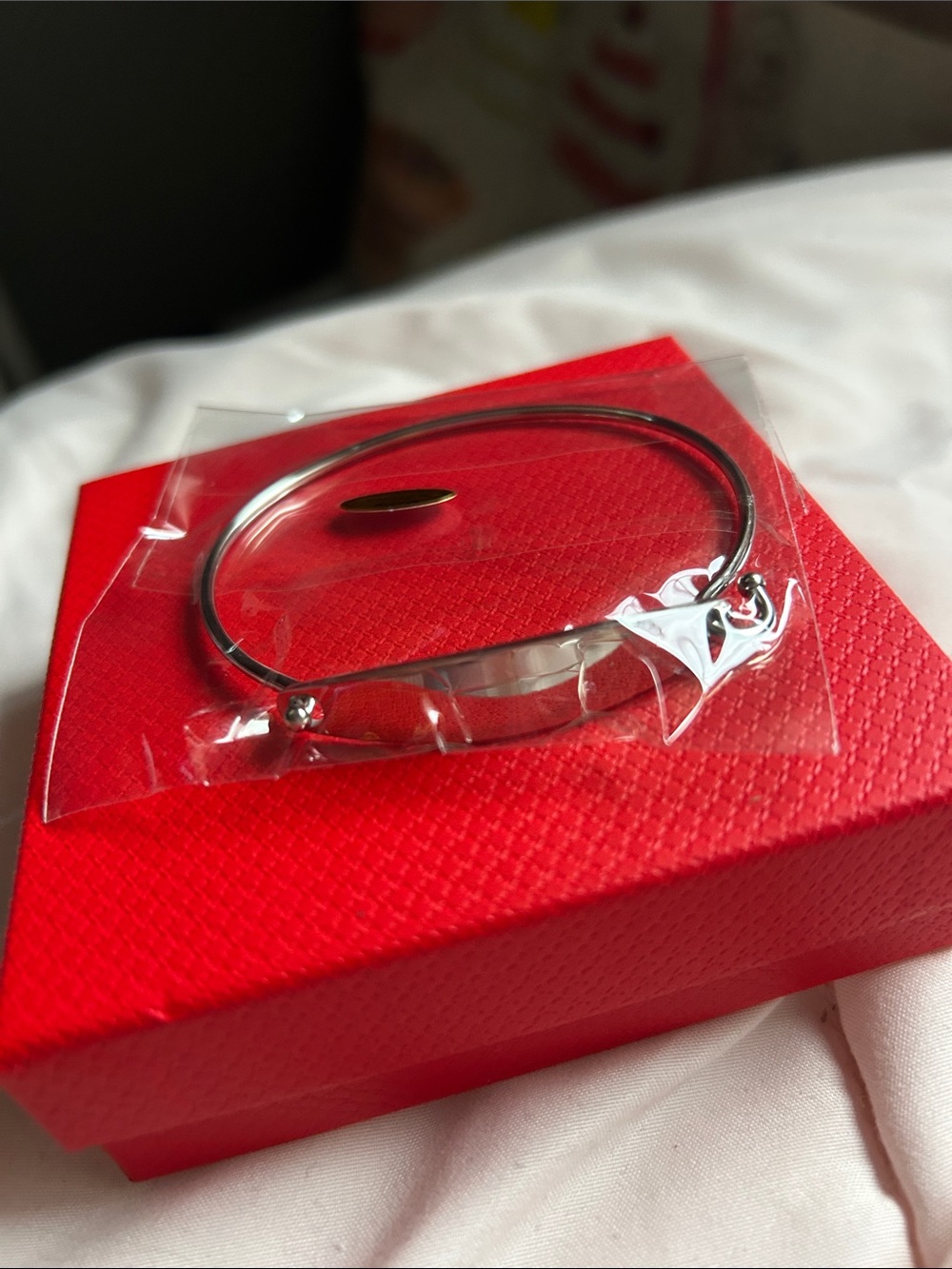 Plunder Silver Bangle Bracelet